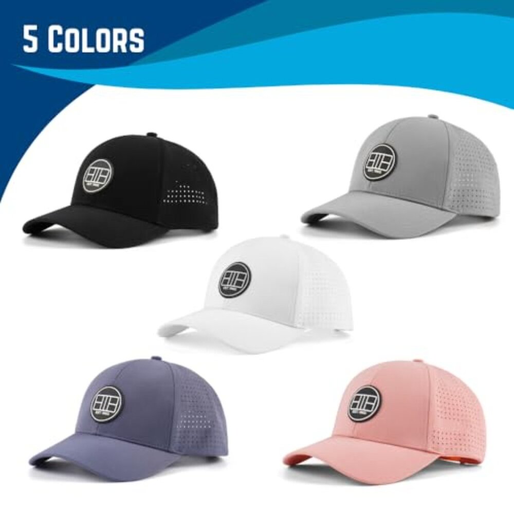 Quick Dry Baseball Cap Lightweight Stretch Fit Sn… - image 3
